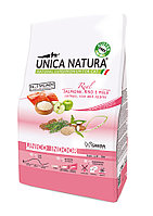 Unica Natura Unico Indoor (лосось, рис, яблоко), 1,5 кг