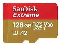 128Gb - SanDisk Extreme Micro Secure Digital XC Class 10 UHS-I A2 C10 V30 U3 SDSQXAA-128G-GN6MN