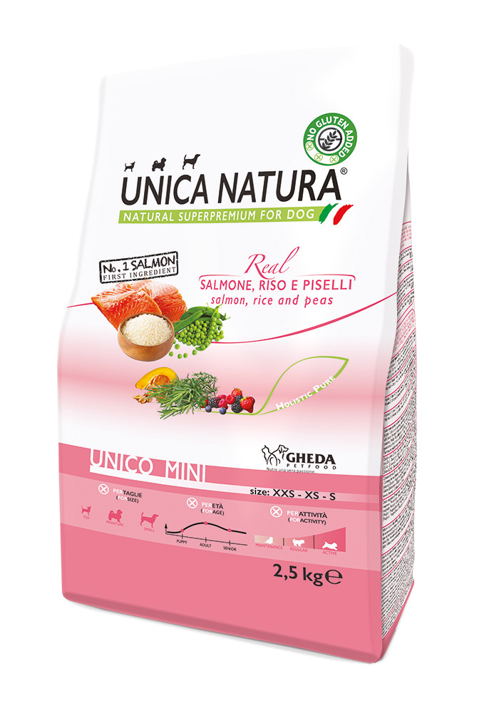 Unica Natura Unico Mini (ветчина, рис, картофель), 2,5 кг - фото 1 - id-p211889481