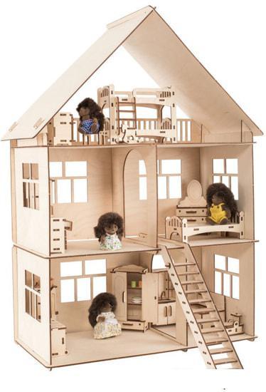 Кукольный домик ХэппиДом с мебелью HK-D002 - фото 1 - id-p211720688