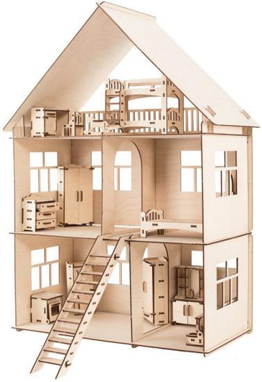 Кукольный домик ХэппиДом с мебелью HK-D002 - фото 2 - id-p211720688