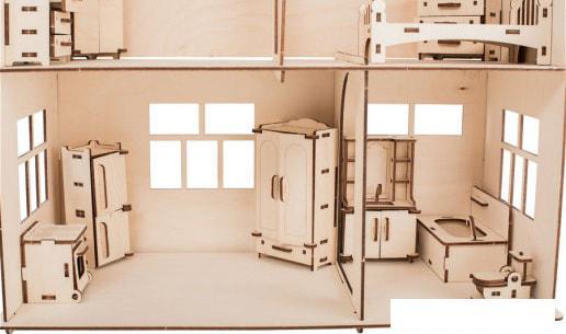 Кукольный домик ХэппиДом с мебелью HK-D002 - фото 3 - id-p211720688