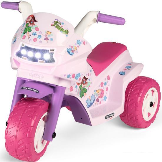 Электромотоцикл Peg Perego Mini Fairy IGMD0008 (белый/розовый) - фото 1 - id-p211057917