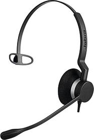 Гарнитура Jabra BIZ 2300 Mono QD, для контактных центров, накладные, проводные, моно, черный [2303-820-104]