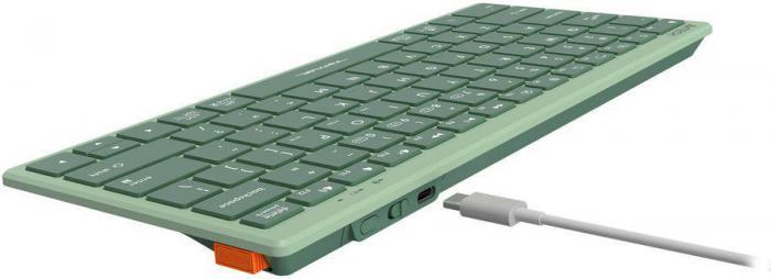 Клавиатура A4TECH Fstyler FBX51C, USB, Bluetooth/Радиоканал, зеленый [fbx51c matcha green] - фото 10 - id-p211721724
