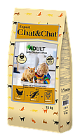 Chat&Chat Expert Adult Cat (курица и горох), 2 кг