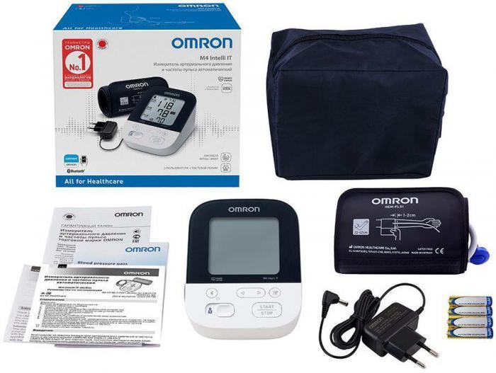 Тонометр автоматический OMRON M4 Intelli IT, (с адаптером питания), 22-42см - фото 3 - id-p211545185
