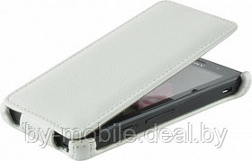 Чехол футляр-книга ACTIV Flip Leather для Sony Xperia Sola MT27i (белый)