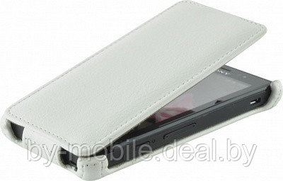 Чехол футляр-книга ACTIV Flip Leather для Sony Xperia Sola MT27i (белый) - фото 1 - id-p10294434