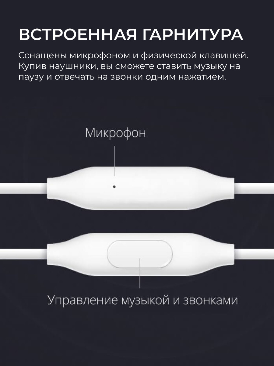 Вакуумные наушники Xiaomi Mi In-Ear Headphones Basic с гарнитурой (серебро) - фото 3 - id-p196964383