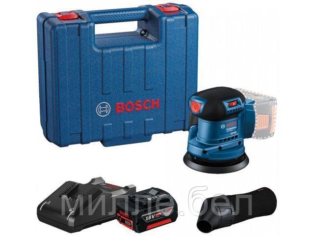 Эксцентриковая шлифмашина BOSCH GEX 185-LI PROFESSIONAL в чем. (,125 мм, 6000 - 10000 кол/мин, регул. об.) - фото 1 - id-p211897457