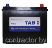 Аккумулятор 6СТ-75N Tab Polar S Asia (740А) - фото 1 - id-p134769413