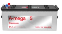 Аккумулятор 6СТ-140 A-mega Premium (850А) - фото 1 - id-p134769503