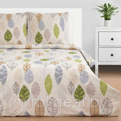 Комплект постельного белья Этель Foliage евро / 7534025 - фото 1 - id-p211904518