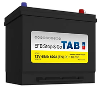 Аккумулятор 6СТ-60NR+EFB Tab Stop&Go Asia (600А)
