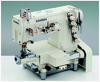 KANSAI SPECIAL NM-1103AC-UF Трехигольная высокоскоростная плоскошовная машина с верхним и нижним застилом с ци