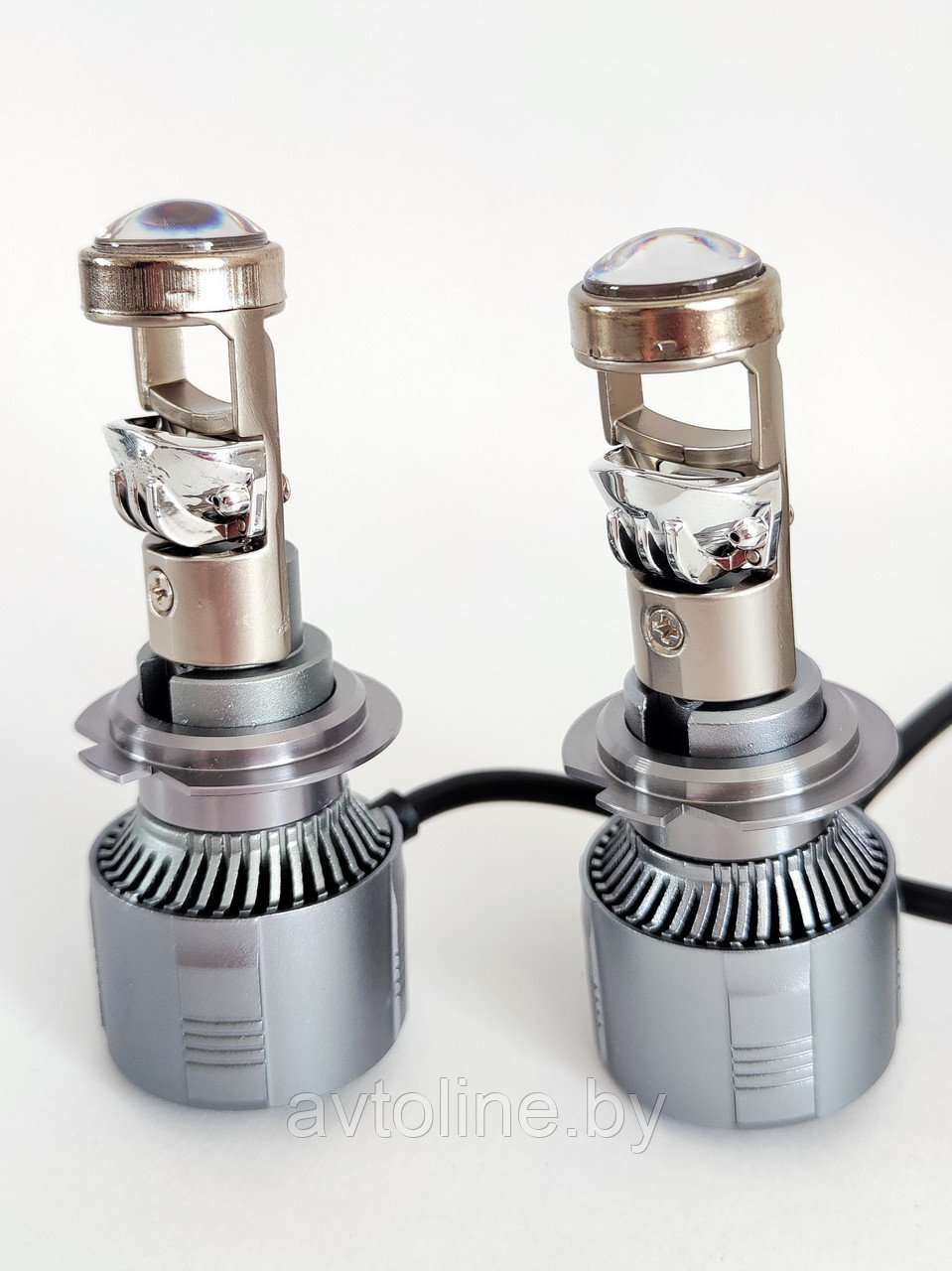Лампа светодиодная H7 серия A80 12-24V 38W 5700K (к-т 2шт) ELF 8711-A80
