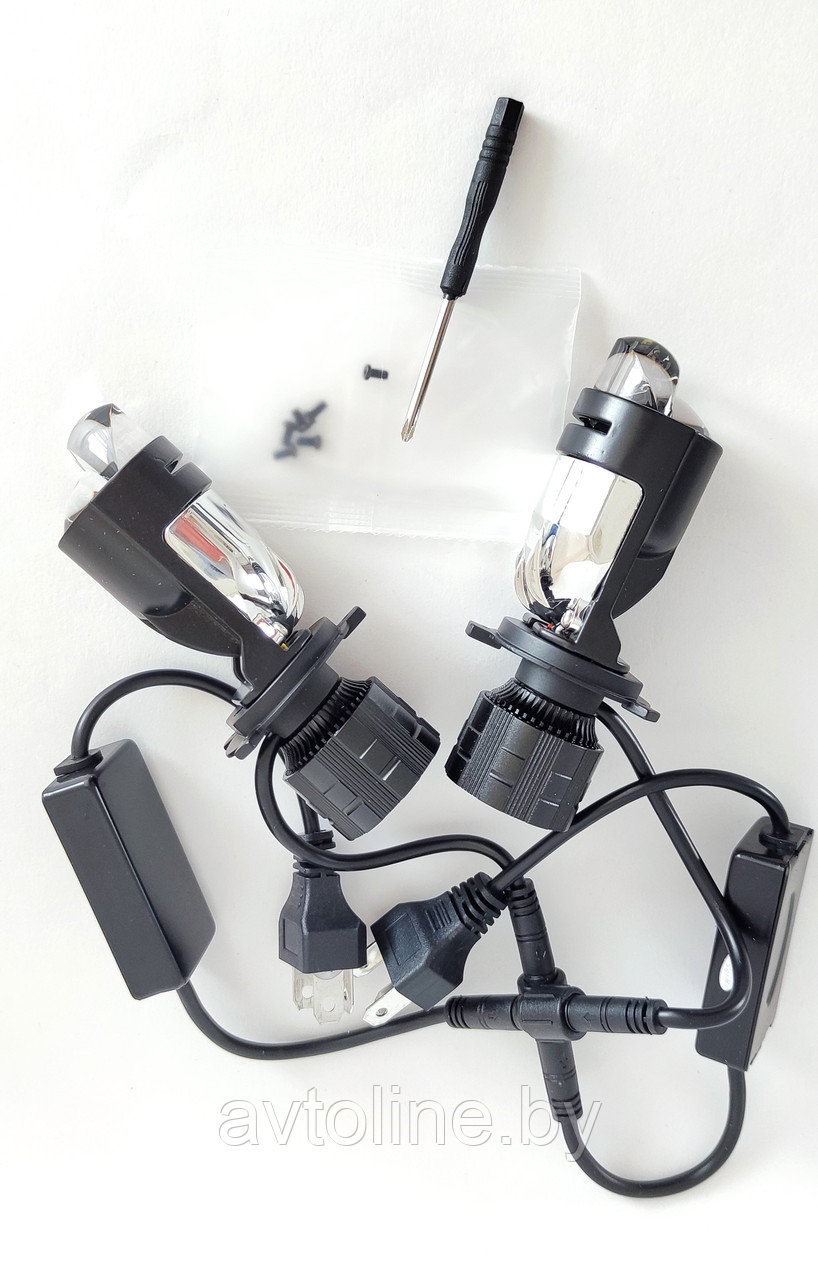 Лампа светодиодная H4 серия A82 12-24V 40W 5700K (к-т 2шт) ELF 8411-A82 (M01X)