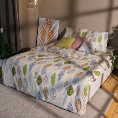 Комплект постельного белья Этель Foliage евро / 7534025 - фото 5 - id-p211931337