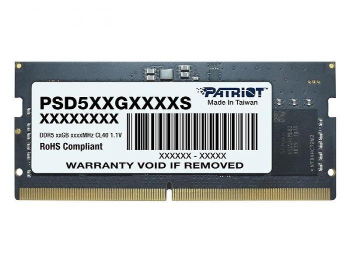 Модуль памяти Patriot Signature Line SO-DIMM DDR5 5600Mhz PC5-44800 CL46 - 16Gb PSD516G560081S