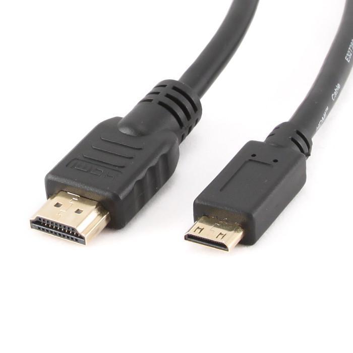 Аксессуар Gembird Cablexpert HDMI-miniHDMI 19M v1.4 3D Ethernet 1.8m Black CC-HDMI4C-6 - фото 1 - id-p211605039