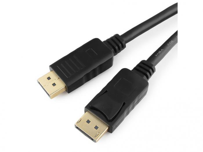 Аксессуар Gembird Cablexpert DisplayPort v1.3 20M/20M 2m Black CC-DP3-2M - фото 1 - id-p211605041