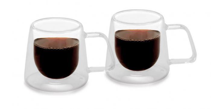 Кружки с двойными стенками ZEIDAN Z-11074 чашки стеклянные прозрачные для чая кофе из стекла - фото 1 - id-p211697937