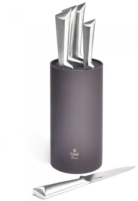 Набор кухонных ножей с подставкой TALLER TR-22079 - фото 1 - id-p211698547
