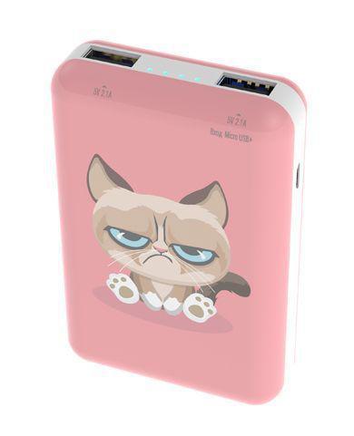 Портативное зарядное устройство Power bank RITMIX RPB-10007 GRUMPY CAT пауэрбанк для зарядки телефона - фото 1 - id-p211701091