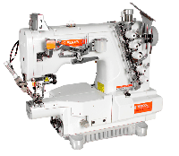 SIRUBA S007KD-W122-364/PCH-3M/DSKU1-0 3-игольная 5-ниточная плоскошовная (распошивальная) машина цепного стежк