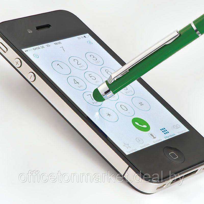Ручка шариковая автоматическая "New Orleans", 0.7 мм, зеленый, серебристый, стерж. синий - фото 3 - id-p211945467