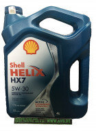 Моторное масло Shell Helix HX7 5W-30 4л