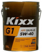 Моторное масло Kixx G1 SN Plus 5W-40 20л