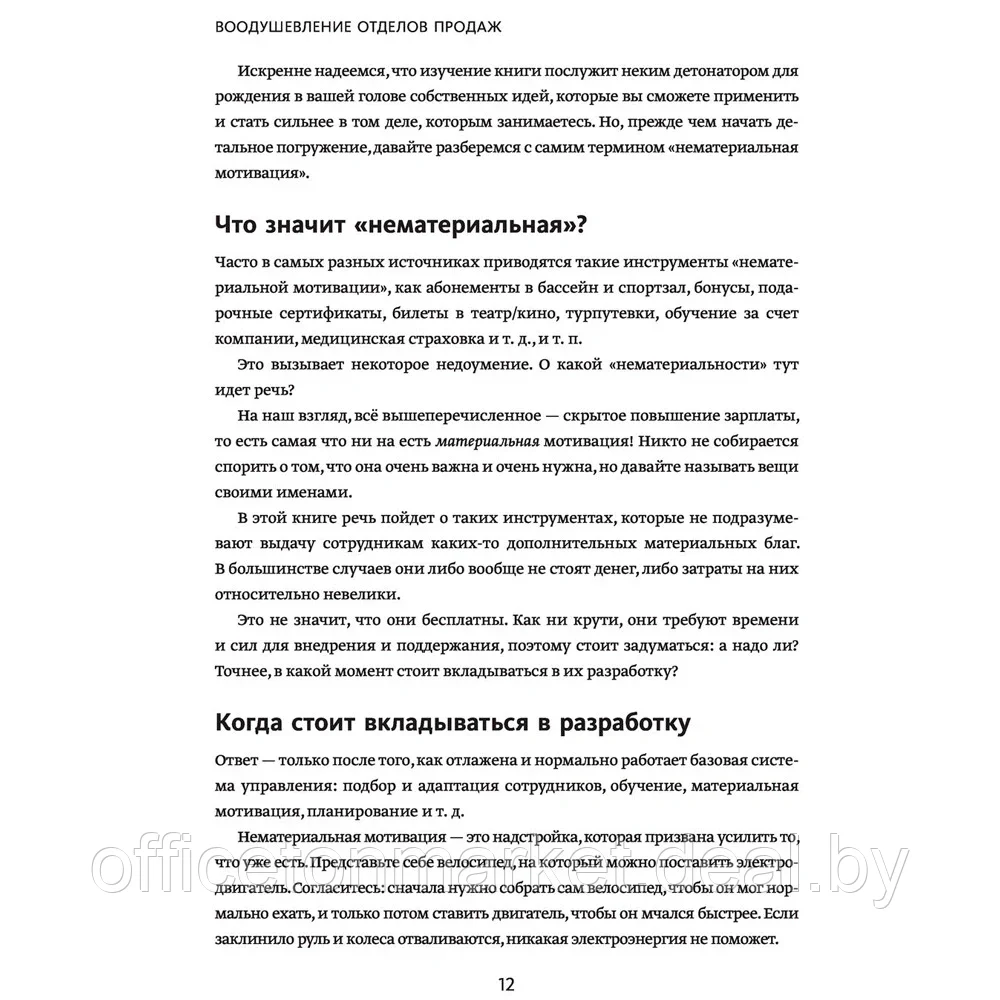 Книга "Воодушевление отделов продаж. Система нематериальной мотивации", Батырев М., Лазарев Н. - фото 8 - id-p182122582