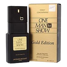 Мужская туалетная вода Jacques Bogart  One Man Show Gold Edition edt 100ml