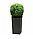 Горшок цветочный Vitality 66см, 34x34x66см, черный сланец, фото 6
