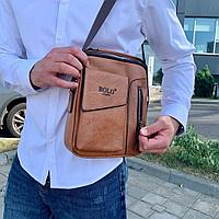 Мужская сумка-мессенджер через плечо Polo LingShi (отделение для смартфона)