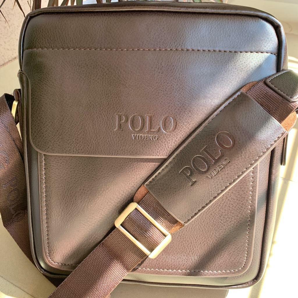 Стильная мужская сумка Polo Videng с плечевым ремнём - фото 8 - id-p211952124