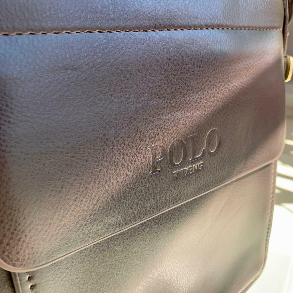 Стильная мужская сумка Polo Videng с плечевым ремнём - фото 9 - id-p211952124