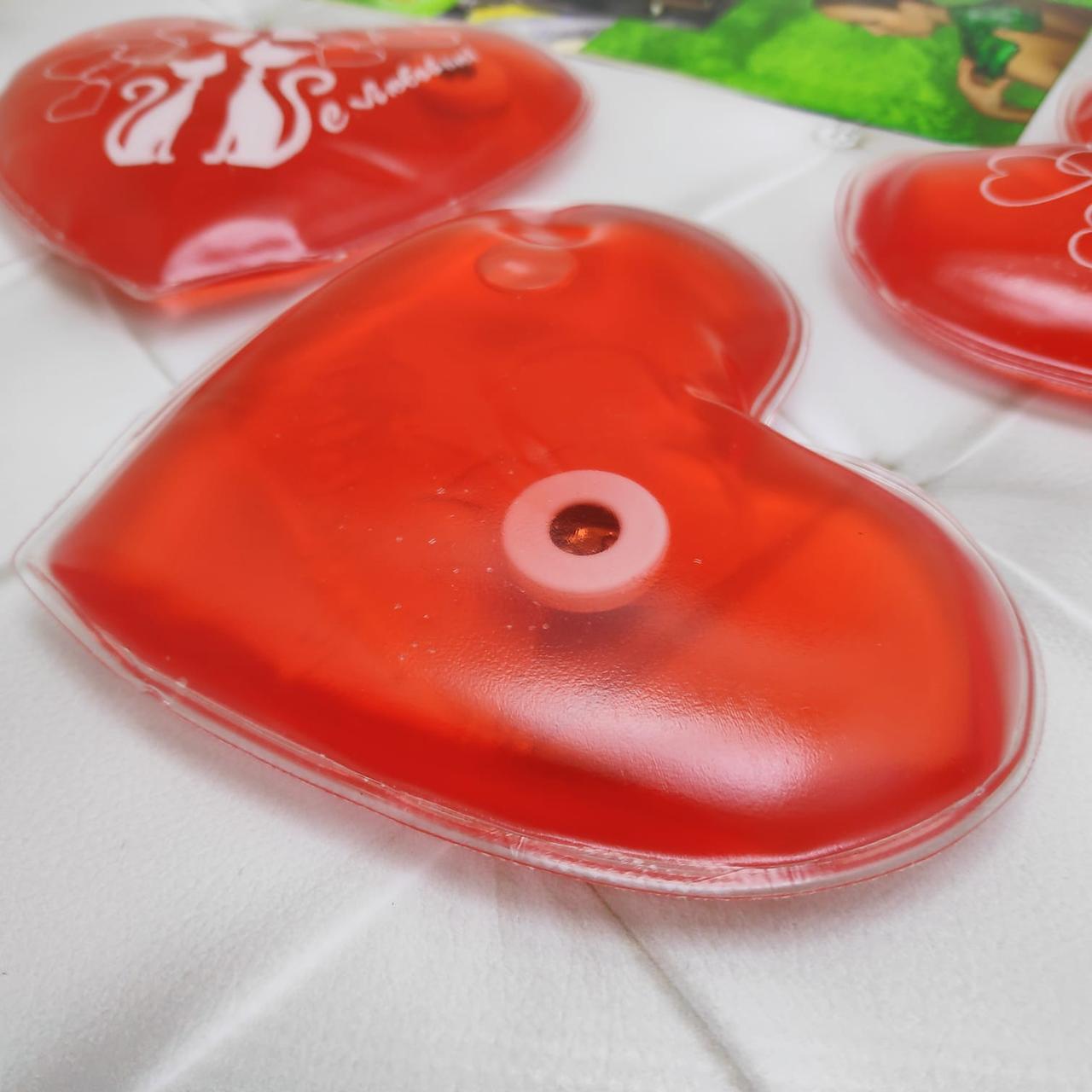 Солевая многоразовая грелка «Сердце с Любовью!» 13 х 11 см Активатор "кнопка" - фото 5 - id-p200037457