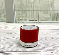 Портативная Bluetooth колонка со светодиодной подсветкой Mini speaker (TF-card, FM-radio) Красная