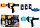 Детская игрушка оружие Бластер Assault Gun 40 см с мишенью, мягкими игровыми снарядами 12шт. 3+ Оранжевый, фото 7