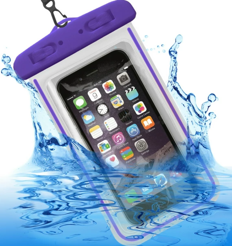 Водонепроницаемый чехол для телефона (для подводной съемки), Фиолетовый - фото 1 - id-p211952560