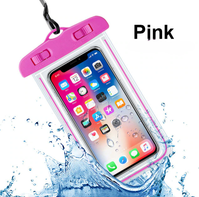 Водонепроницаемый чехол для телефона (для подводной съемки), Розовый