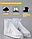Защитные чехлы (дождевики, пончи) для обуви от дождя и грязи с подошвой цветные, Белые р-р 43-44 (2XL), фото 9