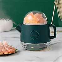 Аромадиффузор - ночник беспроводной с гималайской солью Magic Teapot, (2 режима подсветки, 360 ml, 800 mAh) /