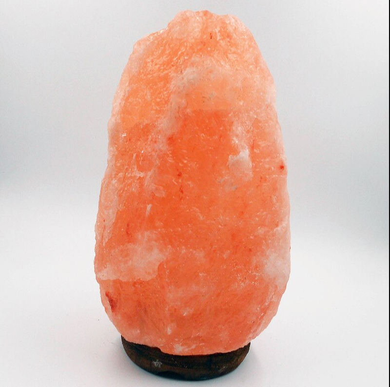 Соляная лампа - ночник из гималайской соли Crystal Salt Lamp / Соляная лампа 2-3 кг. с выключателем - фото 4 - id-p211953537