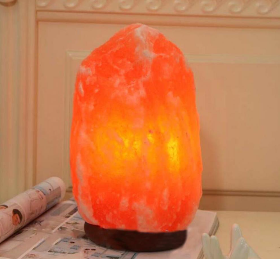 Соляная лампа - ночник из гималайской соли Crystal Salt Lamp / Соляная лампа 2-3 кг. с выключателем - фото 5 - id-p211953537