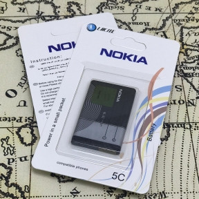 Аккумуляторная батарея Nokia BL-5C - фото 1 - id-p211953802
