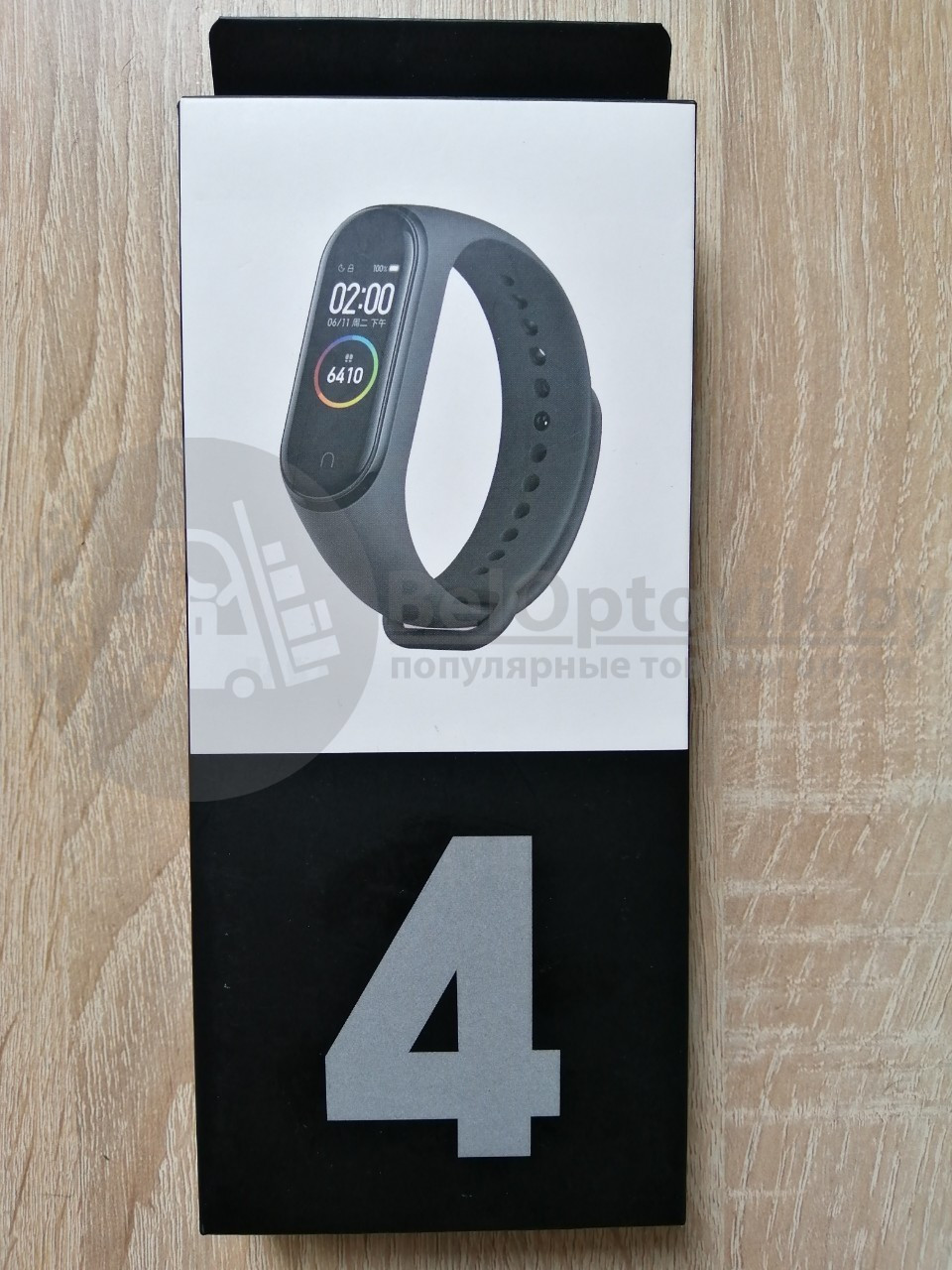 NEW Фитнес - браслет Mi Smart Band 4 (Копия) Черный (в белом бумажном кейсе) - фото 7 - id-p211954155